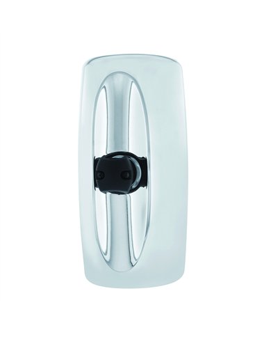 UP42359-Chrome Main Mirror Head For Freightliner M2 - Fits LH & RH, Non Heated, Non Power Adjust