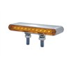 UP37630-20 LED 6-1/2" Double Face Light Bar - Amber & Red LED/Amber & Red Lens