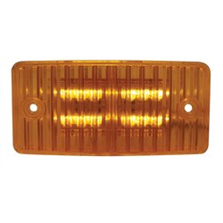 UP37645-12 LED Cab Light For Freightliner Century (1996-2011) And Columbia (2001-2017) - Amber LED/Amber Lens