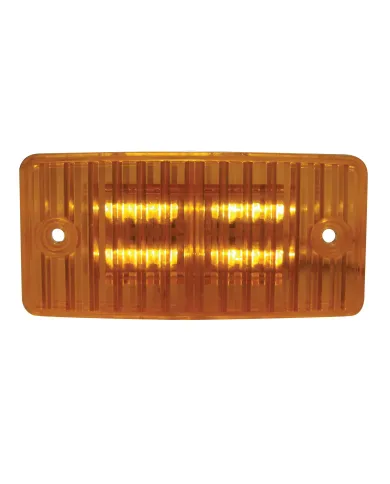 UP37645-12 LED Cab Light For Freightliner Century (1996-2011) And Columbia (2001-2017) - Amber LED/Amber Lens