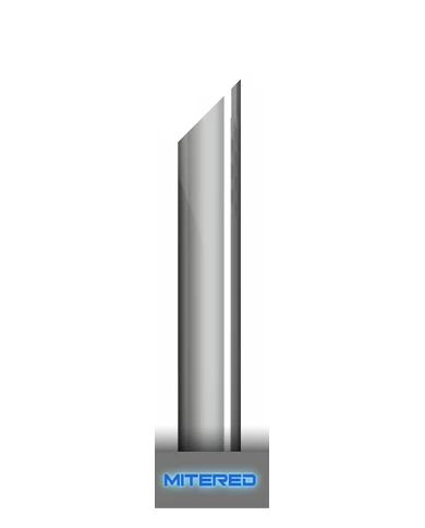84 INCH STACK | MITERED EXPANDED AND SLOTTED | CHROME 84 INCH STACK | MITERED EXPANDED AND SLOTTED | CHROME
