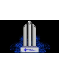 84 INCH PLAIN STACK | MITERED | CHROME 84 INCH PLAIN STACK | MITERED | CHROME