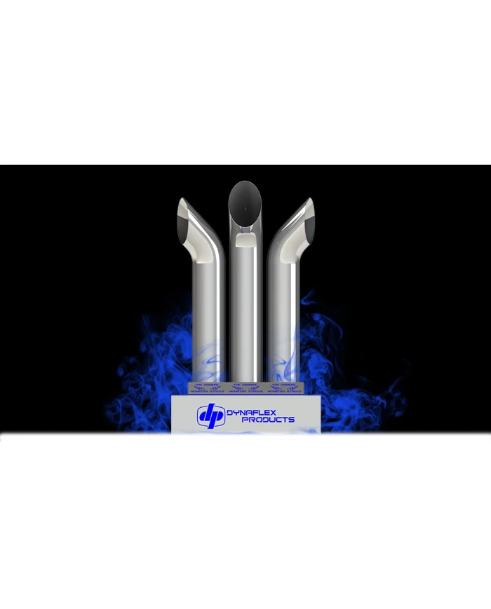 84 INCH. PLAIN STACK | DYNAFLEX CURVE | CHROME 84 INCH. PLAIN STACK | DYNAFLEX CURVE | CHROME