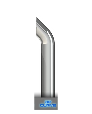 84 INCH. PLAIN STACK | DYNAFLEX CURVE | CHROME 84 INCH. PLAIN STACK | DYNAFLEX CURVE | CHROME