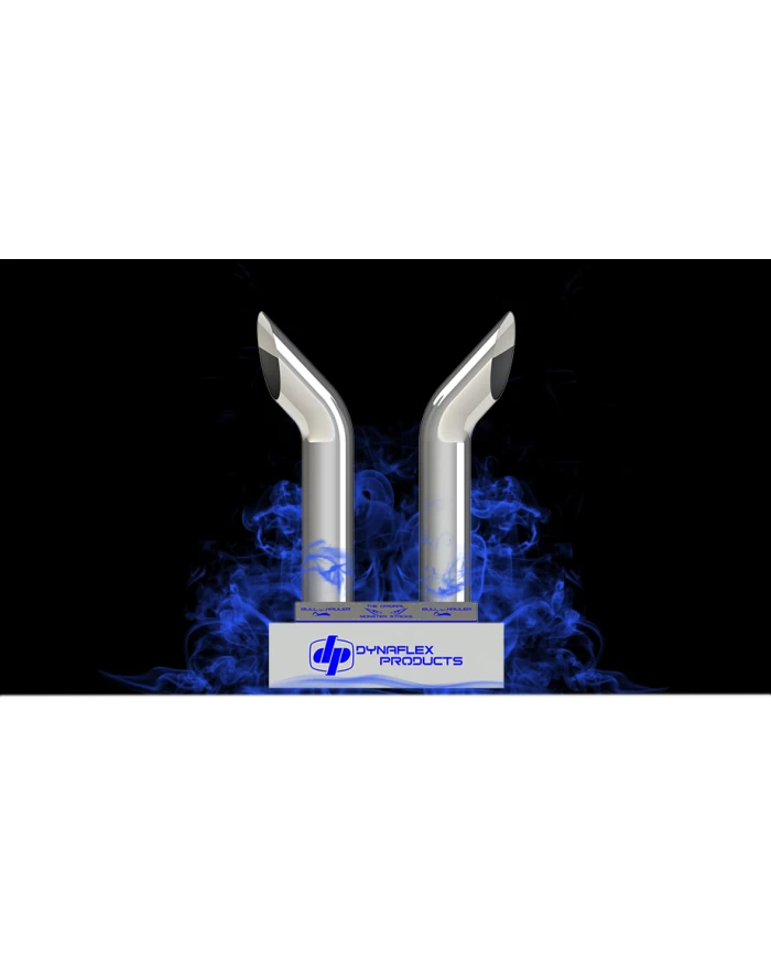 84 INCH PLAIN STACK | BULLHAULER | CHROME 84 INCH PLAIN STACK | BULLHAULER | CHROME