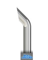 84 INCH PLAIN STACK | BULLHAULER | CHROME 84 INCH PLAIN STACK | BULLHAULER | CHROME