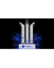 84 INCH. PLAIN STACK | CHINO | CHROME