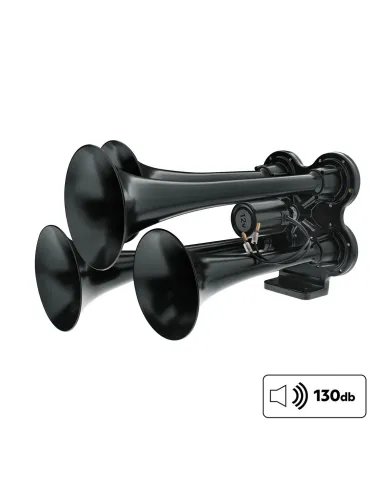 UP46144-4 Trumpet Mini Train Horn-Black