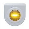 UP37825-Stainless Light Bracket With 3 LED 3/4" Mini Light - Amber LED/Amber Lens