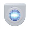 UP37829-Stainless Light Bracket With 3 LED 3/4" Mini Light - Blue LED/Clear Lens