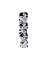 UP70536B-1/2"-13 Thread-On 3 Skull Shift Knob-Chrome