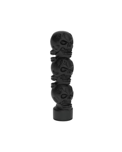 UP70538B-1/2"-13 Thread-On 3 Skull Candy Color Shift Knob-Matte Black