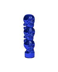 UP70539B-1/2"-13 Thread-On 3 Skull Candy Color Shift Knob-Indigo Blue