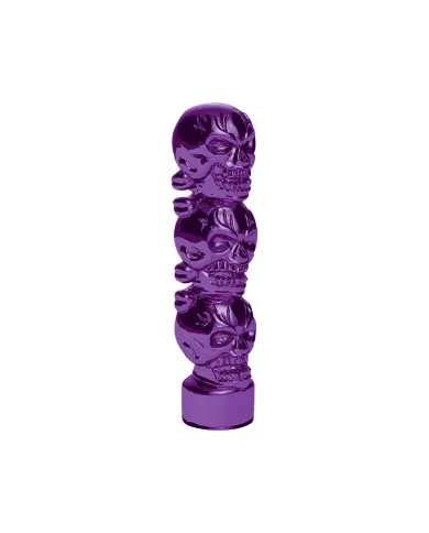UP70542B-1/2"-13 Thread-On 3 Skull Candy Color Shift Knob-Candy Purple