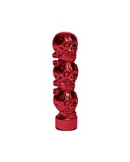 UP70543B-1/2"-13 Thread-On 3 Skull Candy Color Shift Knob-Candy Red