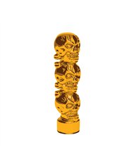 UP70546B-1/2"-13 Thread-On 3 Skull Candy Color Shift Knob-Electric Yellow