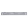 UP37926-12-3/4" Stainless Light Bracket With 19 LED 12" Light Bar - Amber LED/Clear Lens