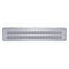 UP37930-12-3/4" Stainless Light Bracket With 2X 19 LED 12" Light Bars - Amber LED/Clear Lens