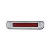 UP110203-Chrome License Plate Light With Red LED 3rd Brake Light - Red LED/Red Lens
