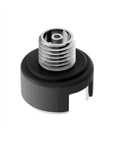 UP70929-M30X3.5 Thread-On Shift Knob Mounting Adapter For Eaton Fuller Style 13/15/18 Shifter - Matte Black