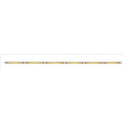 UP37950-79-1/2" Stainless Bumper Light Bracket With 6X 19 LED 12" Light Bars - Amber LED/Amber Lens
