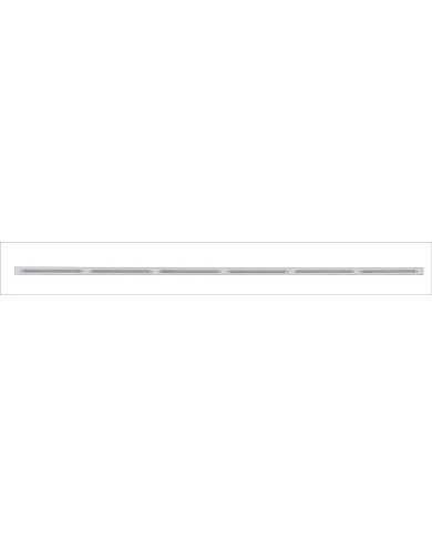 UP37952-79-1/2" Stainless Bumper Light Bracket With 6X 19 LED 12" Light Bars - Amber LED/Clear Lens