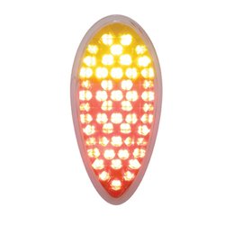UP37966-51 LED Duo Auxiliary/Utility Light - Red/Amber LED With Clear Lens