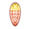 UP37966-51 LED Duo Auxiliary/Utility Light - Red/Amber LED With Clear Lens