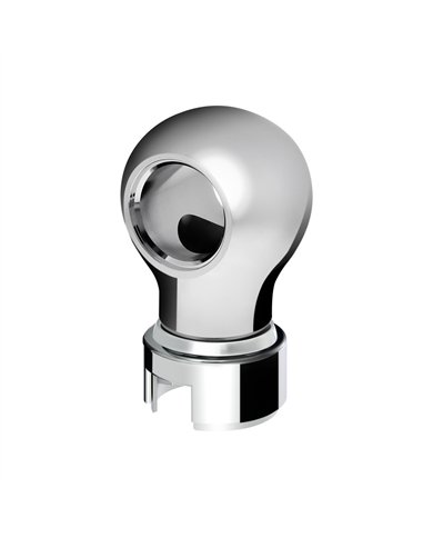 UP71160-Thread-On Charlotte Style Gearshift Knob With 13/15/18 Speed Adapter-Chrome