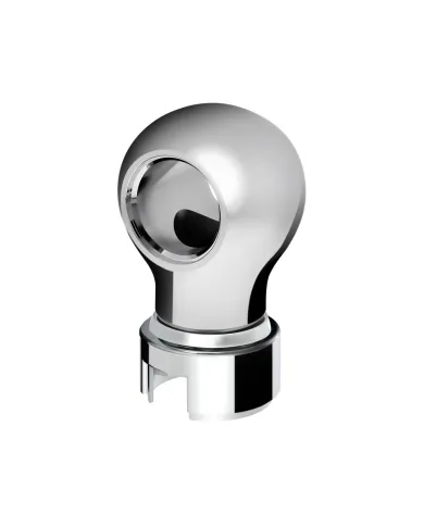UP71160-Thread-On Charlotte Style Gearshift Knob With 13/15/18 Speed Adapter-Chrome
