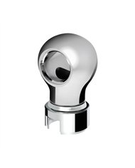 UP71160-Thread-On Charlotte Style Gearshift Knob With 13/15/18 Speed Adapter-Chrome