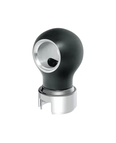 UP71162-Thread-On Charlotte Style Gearshift Knob With 13/15/18 Speed Adapter-Matte Black