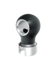 UP71162-Thread-On Charlotte Style Gearshift Knob With 13/15/18 Speed Adapter-Matte Black