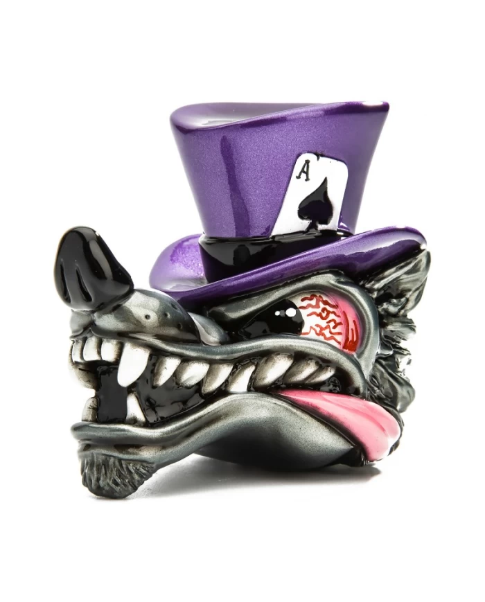 Wolf in Top Hat - Purple Wolf in Top Hat - Purple