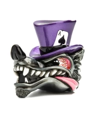 Wolf in Top Hat - Purple Wolf in Top Hat - Purple