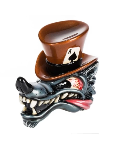 Wolf in Top Hat -Metallic Pumpkin Wolf in Top Hat -Metallic Pumpkin