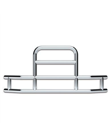 UP80048-HighwayShield I85-304 Stainless Steel Grille Guard & Bracket Kit 2013-2021 Kenworth T680