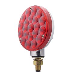 UP38106-21 LED Single Face Turn Signal Light - Red LED/Red Lens