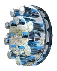 Rear Axle Cover w/Top Hat Style Nut Covers Rear Axle Cover w/Top Hat Style Nut Covers