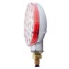 UP38125-21 LED Single Face Turn Signal Light - Red LED/Clear Lens