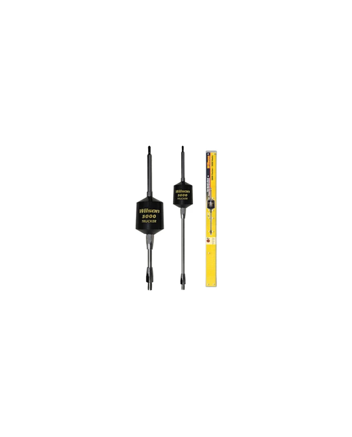 Wilson(R) Antennas - T5000 Trucker Series Mobile CB Antenna with 5" & 10" Shaft, Black Wilson(R) Antennas - T5000 Trucker Series Mobile CB Antenna with 5" & 10" Shaft, Black