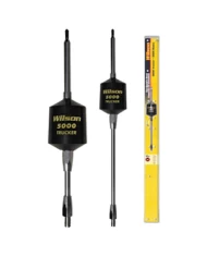 Wilson(R) Antennas - T5000 Trucker Series Mobile CB Antenna with 5" & 10" Shaft, Black Wilson(R) Antennas - T5000 Trucker Series Mobile CB Antenna with 5" & 10" Shaft, Black