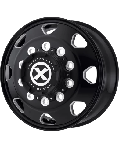 401 SERIES - OCTANE - 22.5 X 8.25 (GVWR 8050) - Satin Black & Milled (AO40122510901) 401 SERIES - OCTANE - 22.5 X 8.25 (GVWR 8050) - Satin Black & Milled (AO40122510901)