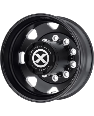401 SERIES - OCTANE - 22.5 X 8.25 (GVWR 8050) - Satin Black & Milled (AO40122510902) 401 SERIES - OCTANE - 22.5 X 8.25 (GVWR 8050) - Satin Black & Milled (AO40122510902)