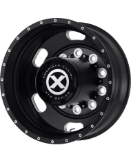 402 SERIES - INDY - 22.5 X 8.25 (GVWR 8050) - Satin Black & Milled (AO40222510902) 402 SERIES - INDY - 22.5 X 8.25 (GVWR 8050) - Satin Black & Milled (AO40222510902)