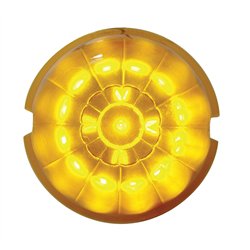 UP38152-17 LED Watermelon Cab Light - Amber LED/Amber Lens