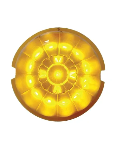 UP38152-17 LED Watermelon Cab Light - Amber LED/Amber Lens