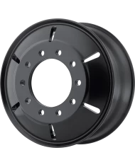 403 SERIES - ROULETTE - 22.5 X 8.25 (GVWR 8050) - Satin Black & Milled (AO40322510903) 403 SERIES - ROULETTE - 22.5 X 8.25 (GVWR 8050) - Satin Black & Milled (AO40322510903)