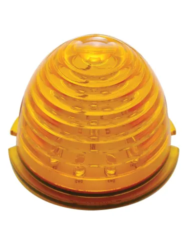 UP38154-17 LED Beehive Cab Light - Amber LED/Amber Lens