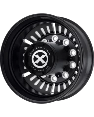 403 SERIES - ROULETTE - 24.5 X 8.25 (GVWR 7850) - Satin Black & Milled (AO40324510902) 403 SERIES - ROULETTE - 24.5 X 8.25 (GVWR 7850) - Satin Black & Milled (AO40324510902)